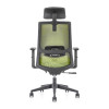 Drehbarer ergonomischer Stuhl | Büro-Chefsessel mit hoher Rückenlehne und Nylonbasis