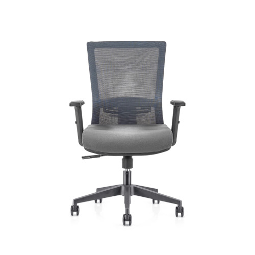 Chaise de bureau central en maille avec base en nylon de 320 mm, accoudoir en PP (YF-GB12)