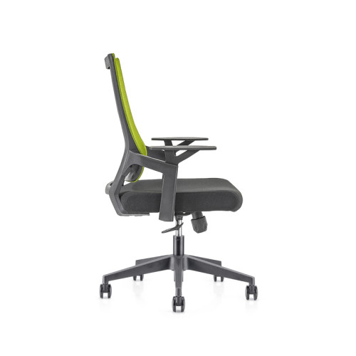 Chaise de bureau central en maille avec base en nylon de 320 mm, accoudoir en PP (YF-GB13)