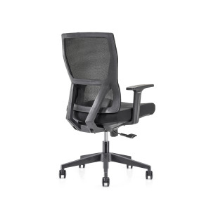 Сетчатый стул среднего бэк-офиса с нейлоновой основой 320 мм, подлокотник из полипропилена (YF-GB15)
