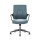 Chaise de bureau central en maille avec base en nylon de 320 mm, accoudoir en PP (YF-GB16-bleu)