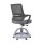 Vente en gros gris milieu dos épaissir la chaise de bureau en maille, base en nylon, accoudoir en PP, pieds ronds pour bagages (YF-GD16)