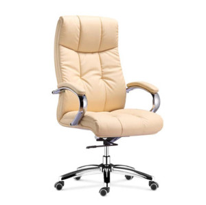 Wholesale High Back PU/Leather Office Executive Chair, chrome armrest, chrome base(YF-9341)