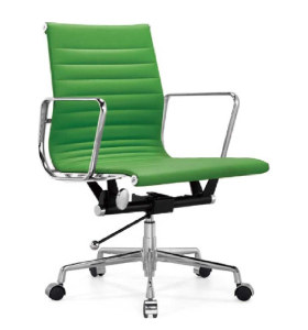 Wholesale Mid-Back PU/Leather Office Executive Chair, Aluminum alloy armrests(YF-B968A-2)