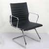Wholesale Mid-Back Leather Office Reception and Guest Chair with Aluminum armrests(YF-C968F-2)