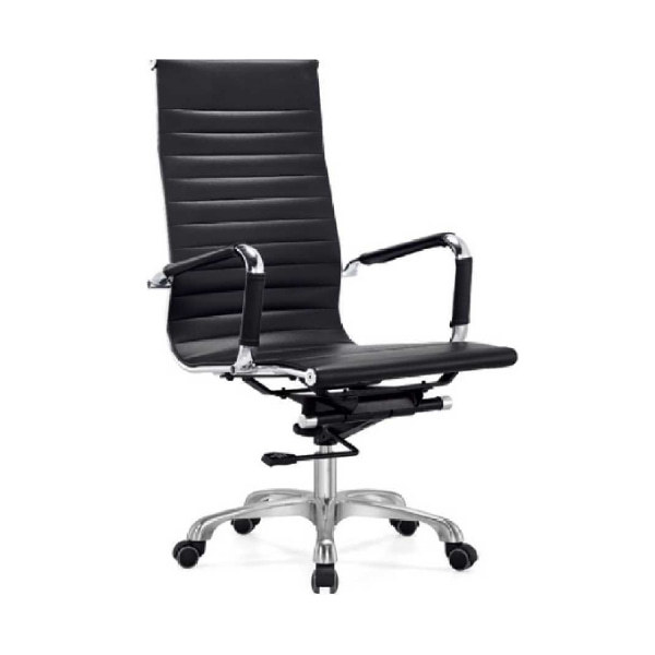 Wholesale High Back Leather Office Executive Chair, Aluminum alloy armrests(YF-A985A-2)