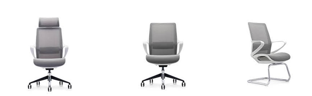 High back lunch break reclining office mesh chair with footrest(YF-Q57)