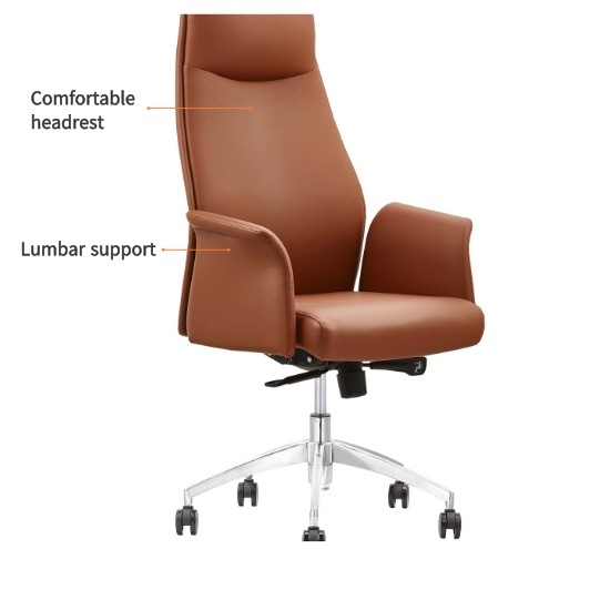 Wholesale Modern Leather Executive Office Chair (YF-A070-Orange)