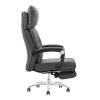 Comfortable Home Office Chairs | Leather Office Reclining Chair With Footrest Supplier