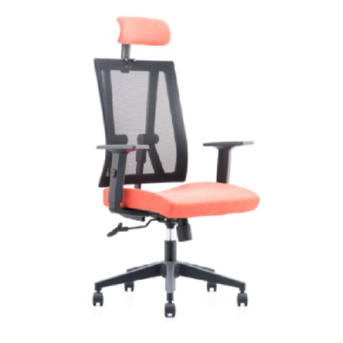 Adjustable Office Chair | High Back Office Mesh Executive Chair With Nylon Base Supplier