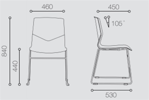 كرسي أبيض قابل للتكديس | كرسي تدريب حديث لمورد المكتب في الصين (YF-PX01W)