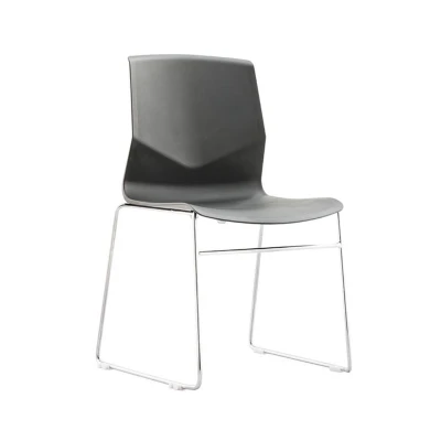 Black Training Chair | Office Stackable Backrest Chair Supplier in China (YF-PX01B)