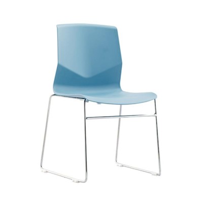 Black Training Chair | Office Stackable Backrest Chair Supplier in China (YF-PX01B)