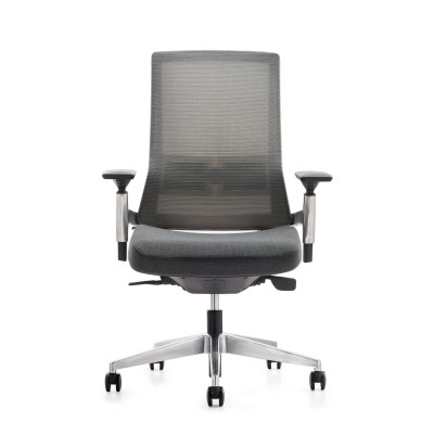 Средний бэк-офис сетчатый стул с алюминиевым основанием (YF-A681BA)