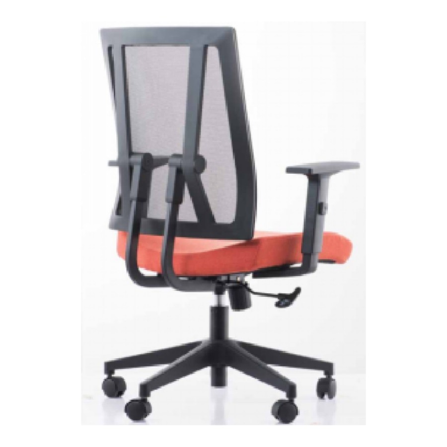 Silla de trabajo de malla de oficina central con base de aluminio (YF-683B-20)