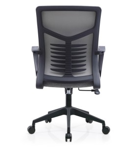Chaise de travail en maille de bureau en gros avec taille fixe et accoudoir en PP (YF-B236)