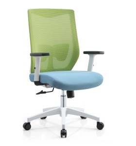 Chaise de travail en maille de bureau moyen avec base en aluminium (YF-B237)