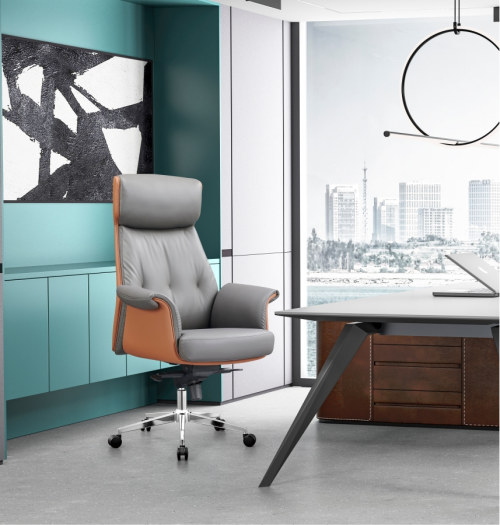 Wholesale Leather Executive Office Chair | Swivel Armchair Supplier in China(YF-A378)
