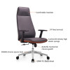 Wholesale High-Back Executive Office Chair | PU Swivel Chair Supplier(YF-A345)