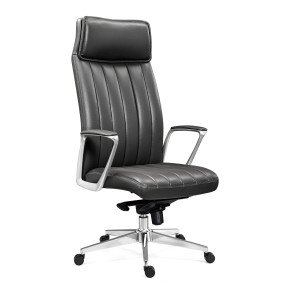 Wholesale Leather High-back Executive Chair With Headrest For Home Office in China (YF-A909)