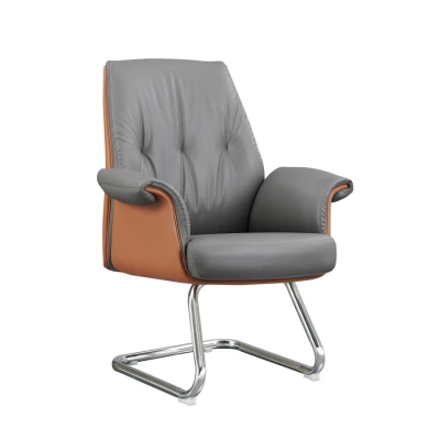 Wholesale Leather Office Conference Chair  | Mid-back Armrest Chair For Office Supplier