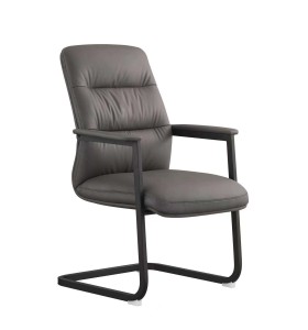 Wholesale Mid-back PU Office Guest Chair |Armrest Chair Supplier in China(YF-C605)