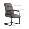 Wholesale Mid-back PU Office Conference Chair |Armrest Chair Supplier in China(YF-C605)