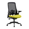 Middle Back Mesh Chair With Nylon Base | Office Task Chair Wholesaler in China(YF-DY6108B)