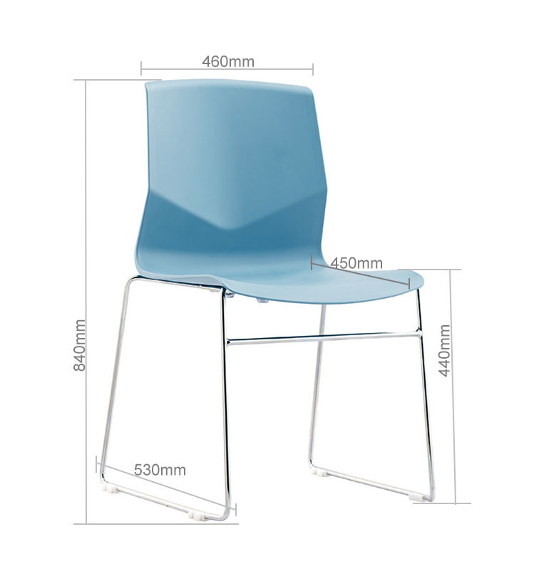 Wholesale Electroplating stackable training conference chair (YF-PX01U)