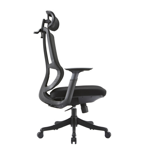High Back Black Chair | Mesh Reclining Chair With Ergonomic Design For Office Supplier (YF-A2203-1)