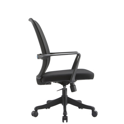 Middle Back Black Chair | Mesh Task Chair With PP Back Frame For Office Supplier in China(YF-B2209)