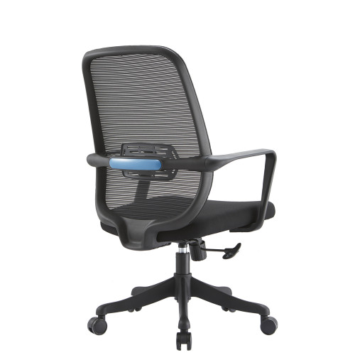 Middle Back Black Chair | Mesh Task Chair With PP Back Frame For Office Supplier in China(YF-B2209)
