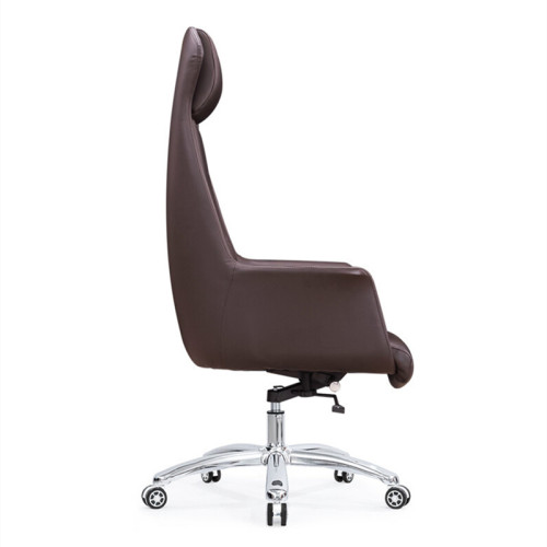 Office Comfortable Chair | Leather Executive Chair With Wheels For Home Office Supplier