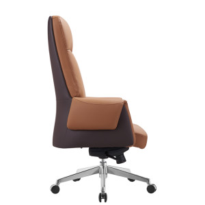 Кожаное кресло с высоким бэк-офисом | Подушки сиденья и спинки для поставщика исполнительных кресел