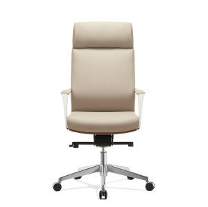 Эргономичный кожаный офисный стул | Кресло для руководителей с поясничной опорой Китайский поставщик (YF-A639)