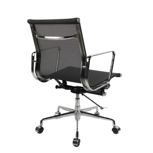 Task Office Chair | Middle Back Office Mesh Chair With Aluminum Base Supplier in China