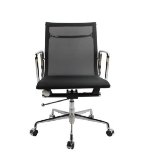 Middle Back office Mesh Task Chair With Aluminum Alloy Armrest Supplier in China(YF-B968B-1)