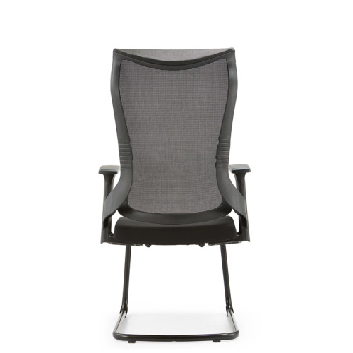 Modern Black Guest Chair | Mesh Chair With Fixed Arms For Office China Supplier(YF-C2233)