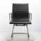 Wholesale Mid-Back Leather Office Reception and Guest Chair with Aluminum armrests(YF-C968F-2)