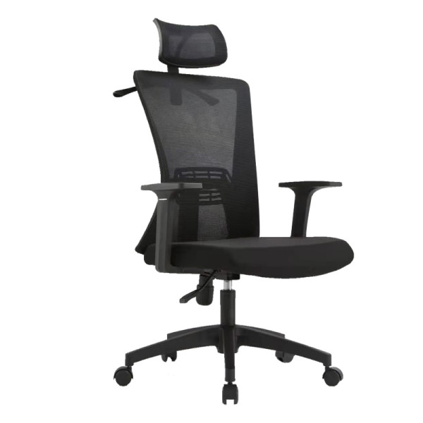 Chaises de direction modernes | Chaise en maille ergonomique avec accoudoirs fixes pour fournisseur de bureau