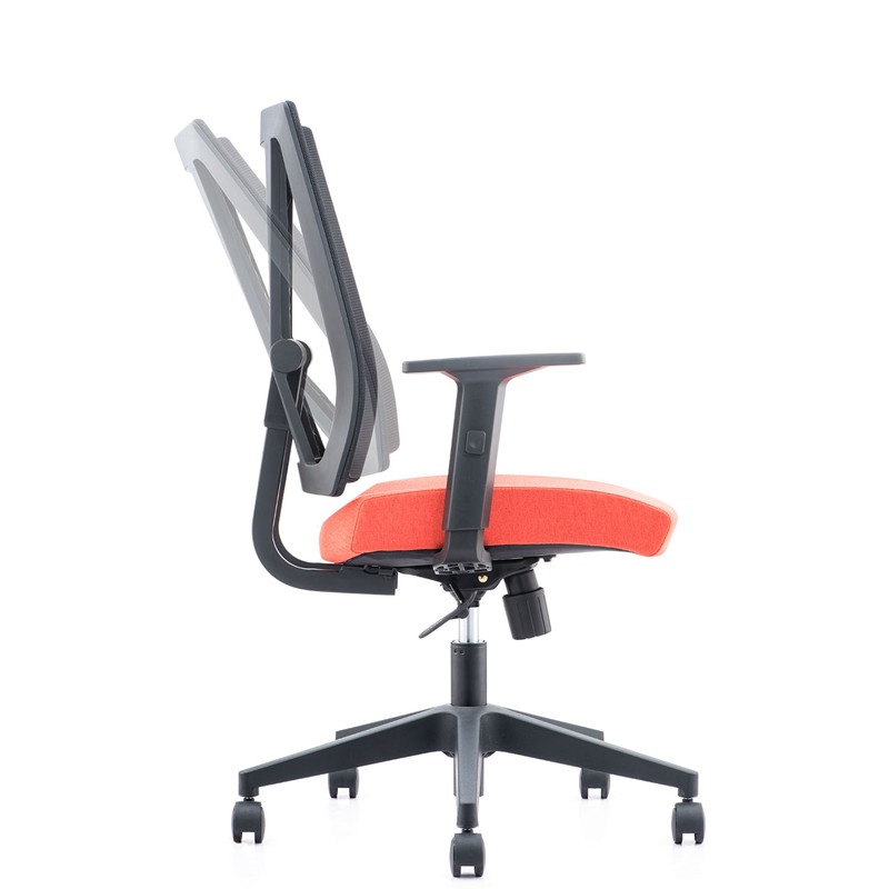 Chaise de travail en maille de bureau moyen avec base en aluminium (YF-683B-20)