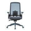 Middle Back Mesh Chair With Nylon Base | Office Task Chair Wholesaler in China(YF-DY6108B)