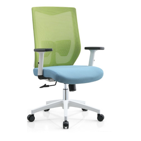 Silla de trabajo de malla de oficina central con base de aluminio (YF-B237)