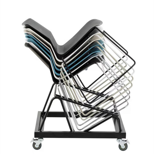 Wholesale  Electroplating Stackable Black Training Chair For Office(YF-PX03B)