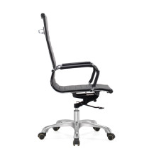 Comfortable Office Chair | Executive Leather Chair With Fixed ArmrestFor Home Office Supplier