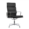 High Back Office Chair | Leather Chair With Aluminum Armrest For Home Office Supplier