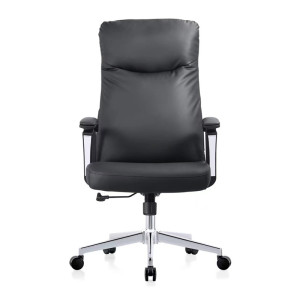 Chaise de bureau de luxe | Fauteuil pivotant en cuir exécutif pour fournisseur de bureau à domicile