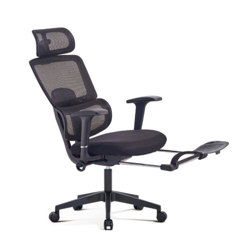 Executive Mesh Chair | Swivel Chair With Footrest Design For Office Supplier in China(YF-A609-5)