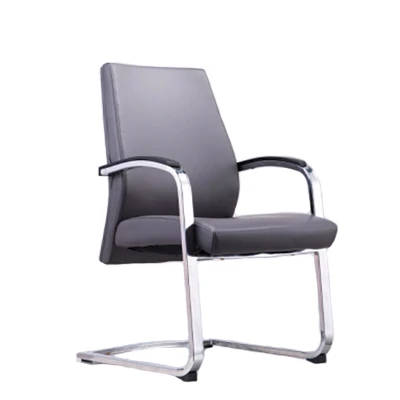 Wholesale Leather Guest Chair | Office Reception Room Chair With Arms（YF-1628）