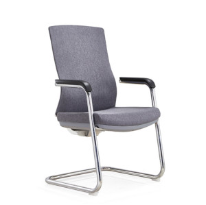 Wholesale Mid-Back Office Guest Chair with Metal frame, Soft PU Armrest.(YF-C30)